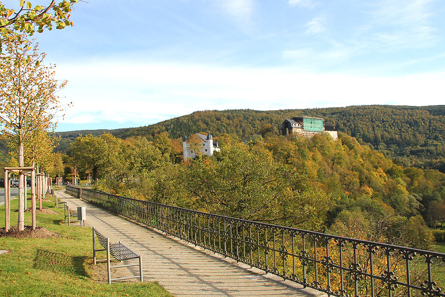 Schloss Schwarzburg mit Schlossterrasse